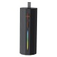 Портативна колонка Bluetooth XO F71 Hidden Carrying Handle Cylinder LED Dazzle Speaker 5W Black